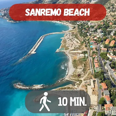Lägenhet 10 Minutes From The With Large Garden Sanremo